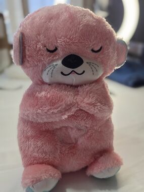 Fisher-Price Soothe 'n Snuggle Otter - Pink Breathing Plush Sound Machine